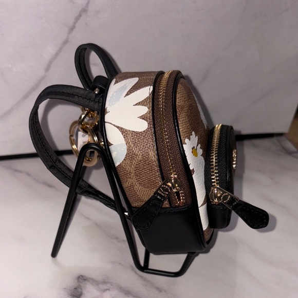 Coach Mini Backpack Keychain - Picture 3 of 8